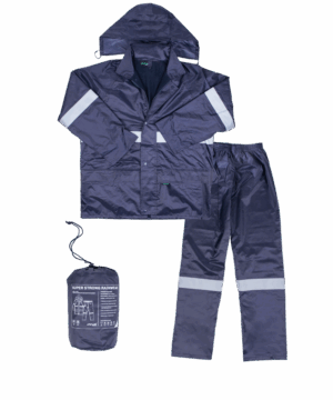 Polyester Lined PVC Reflective Rain Suit