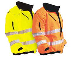 Hi-Vis Fleece Lined Bunny Jacket - Image 2