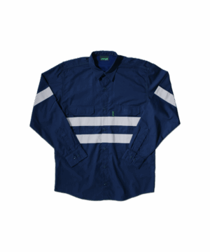 Hi-Vis Vented Long Sleeve Work Shirt